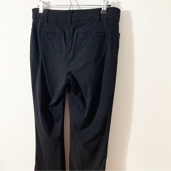 Fashion Bug Basic Black Stretchy Flare Dress Pants Pockets Hook and Bar/Zipper - Picture 6 of 10